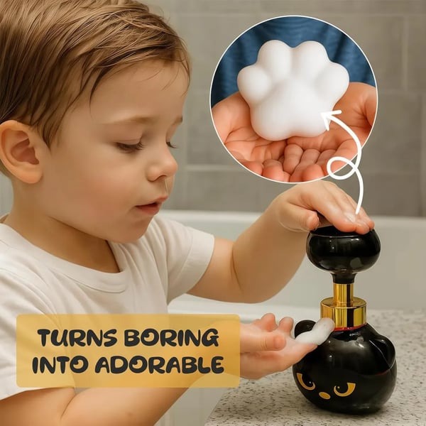 🐾Cute Cat Paw Foam Soap Dispenser