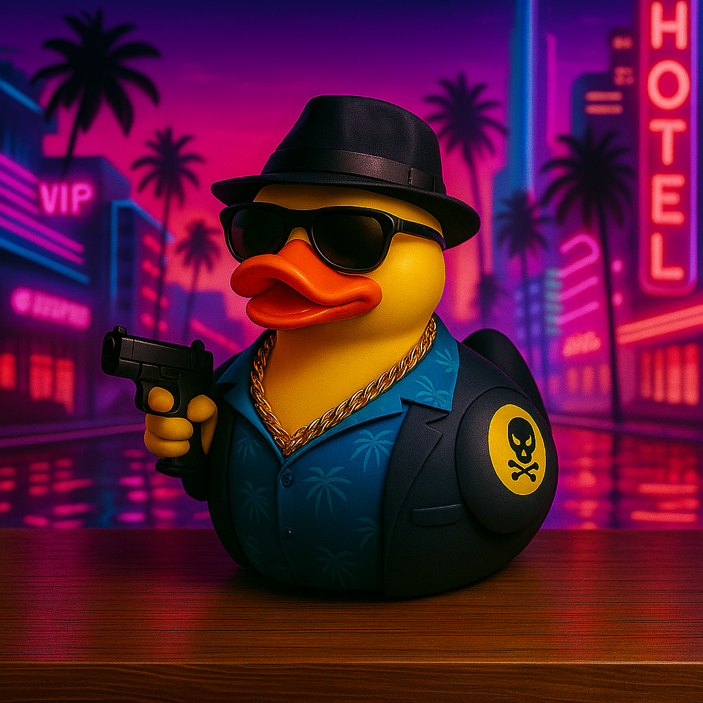 🦆💥 "Quackster Paradise" – Gangster Duck