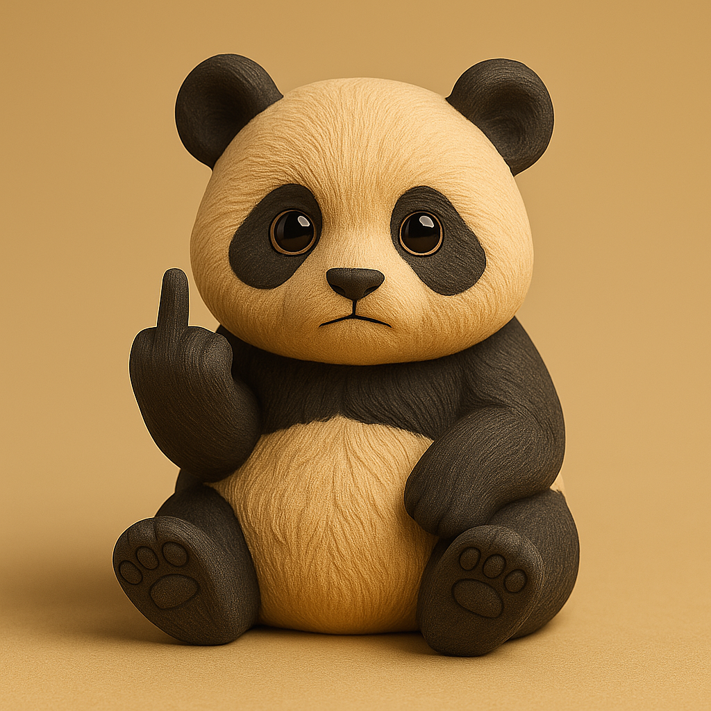 🔥Last Day Promotion 50% OFF🔥 - Wooden Middle Finger Animal Figure