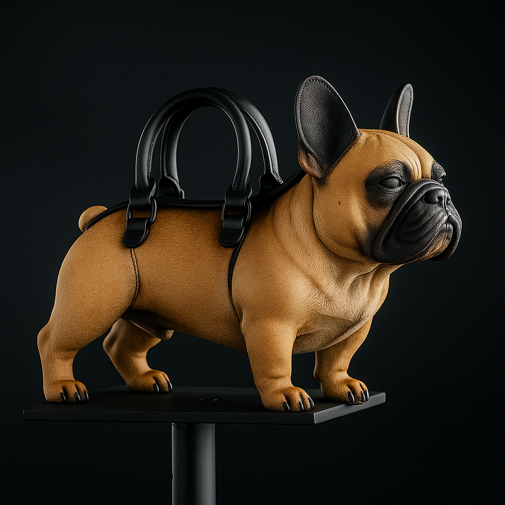 🐕👜French Bulldog Leather Purse