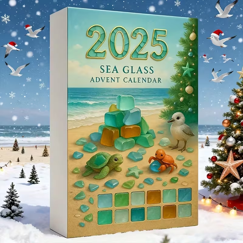 Sea Glass Christmas Tree Advent Calendar