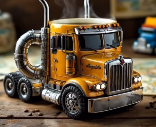 Semi-Truck Coffee Mugs