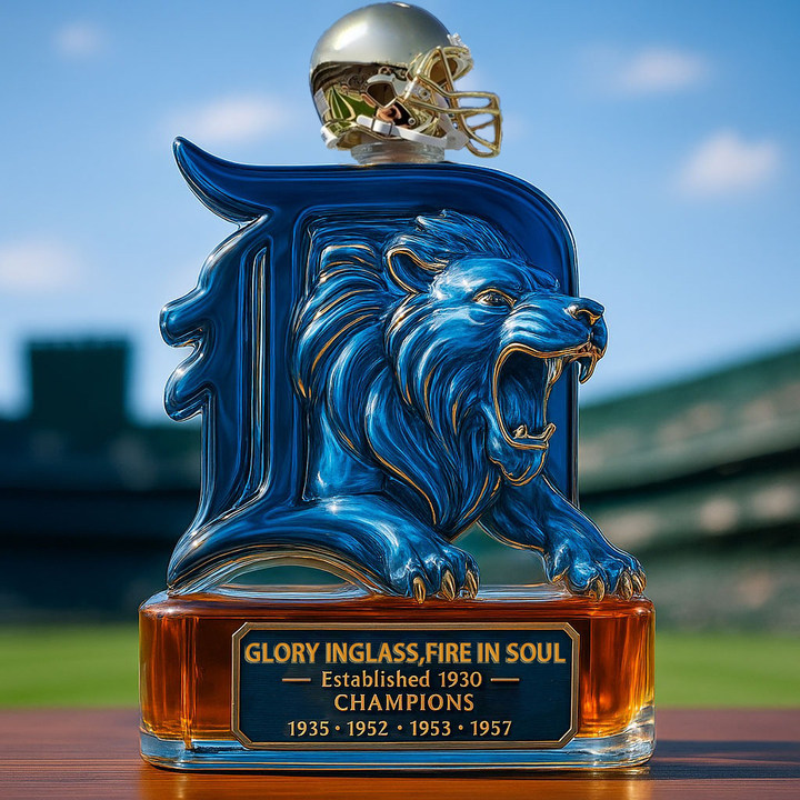 Lion's Team Collector's Edition Whiskey Bottle