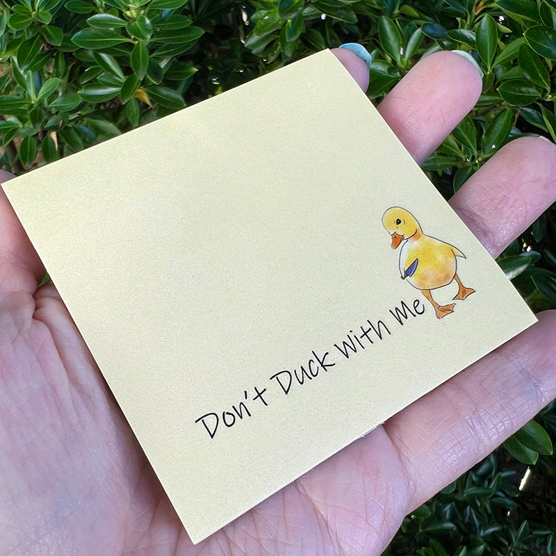 🥰Best Christmas Gift - 🤣Funny Sassy Duck Sticky Notes🎁