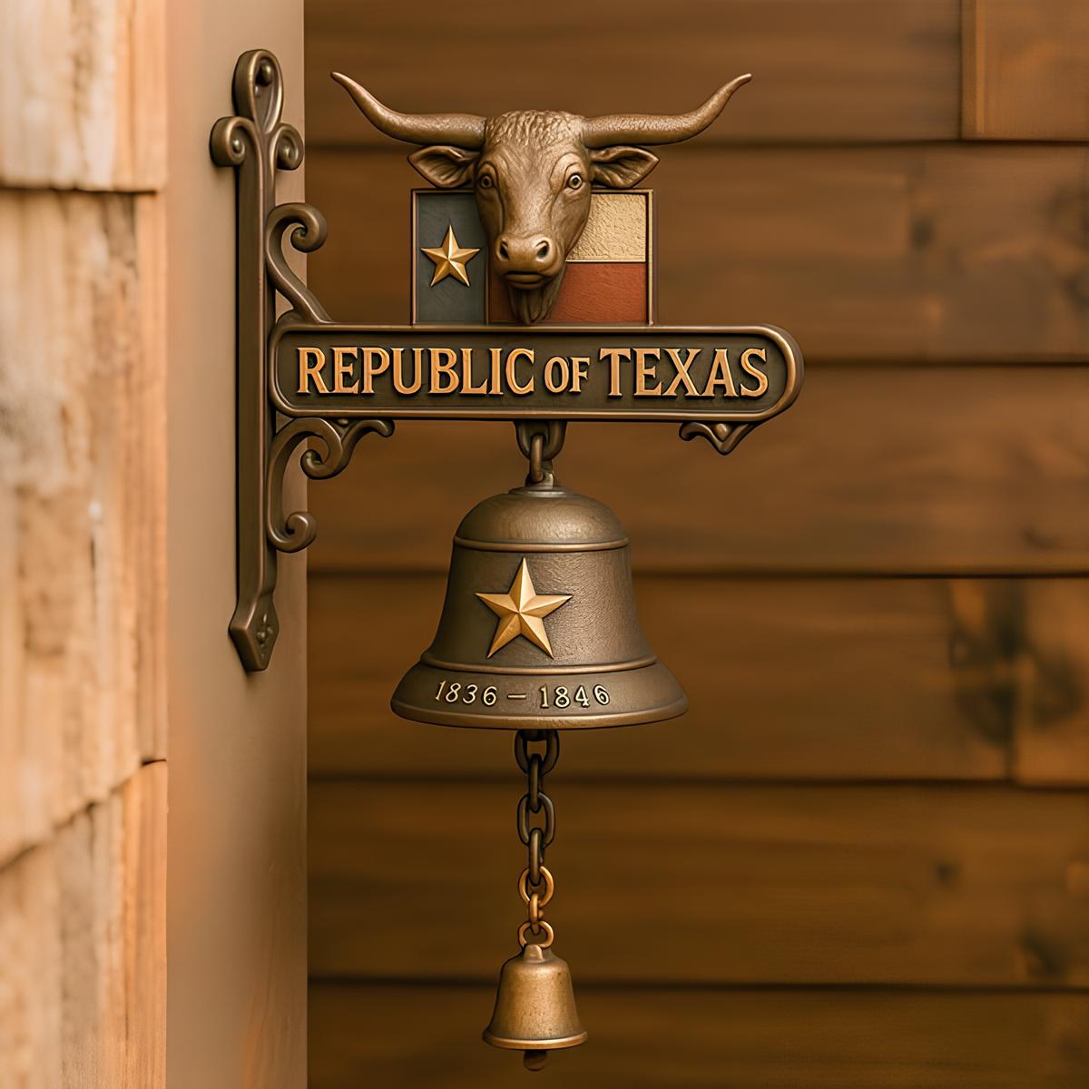 ⚠️Only a Few Left -Republic of Texas Vintage Doorbell (1836–1846)