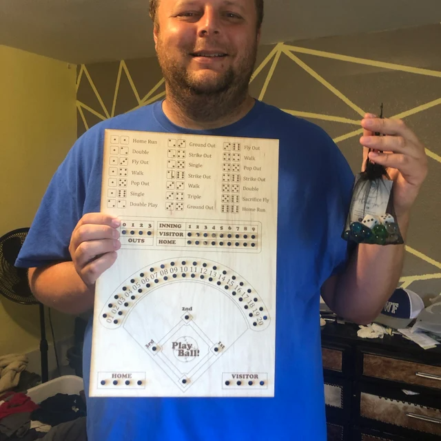 📐Handmade - 🎲Baseball Dice Board Game(BUY 2 GET FREE SHIPPING)