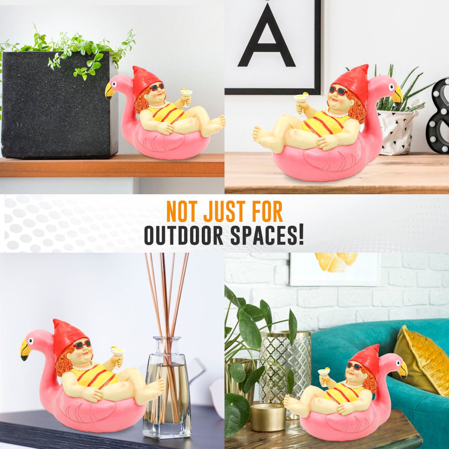 🎁Garden Gnome Statue on Flamingo