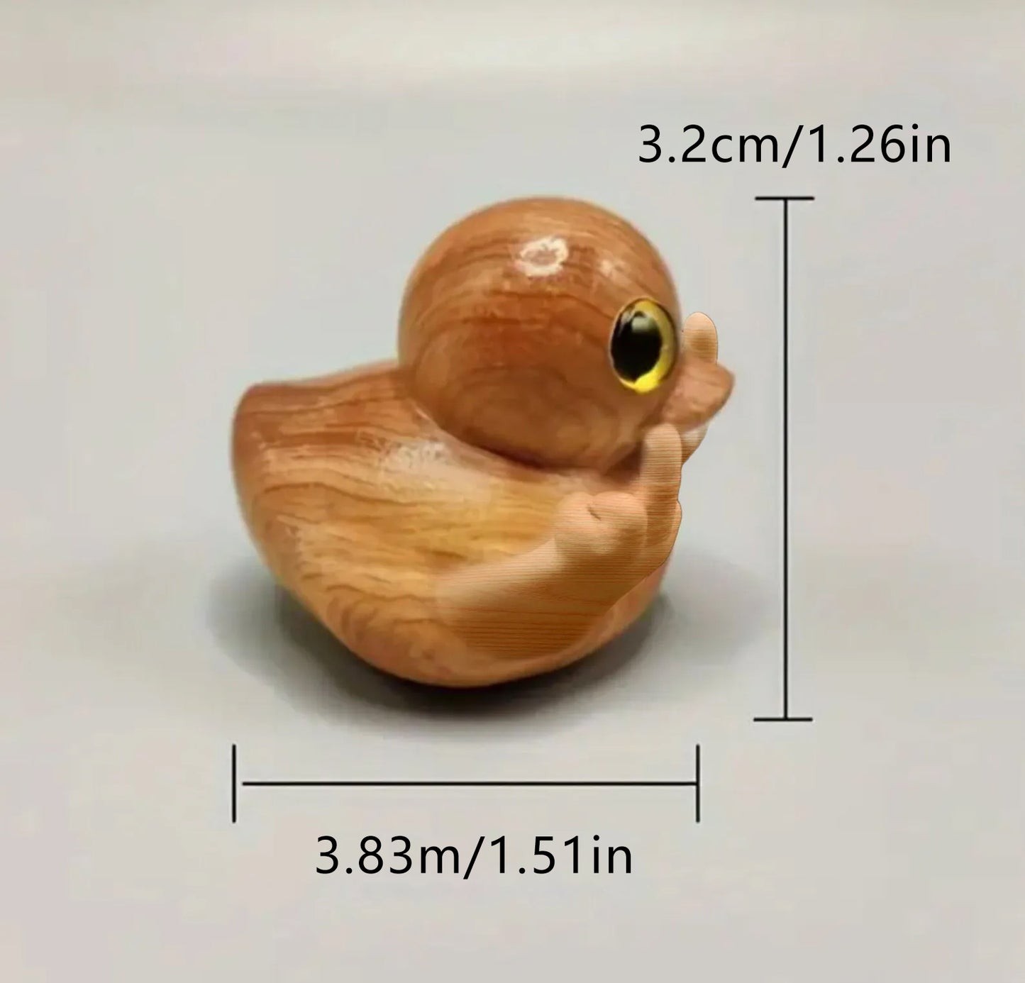 🤣🦆Funny Handmade Middle Finger Duck