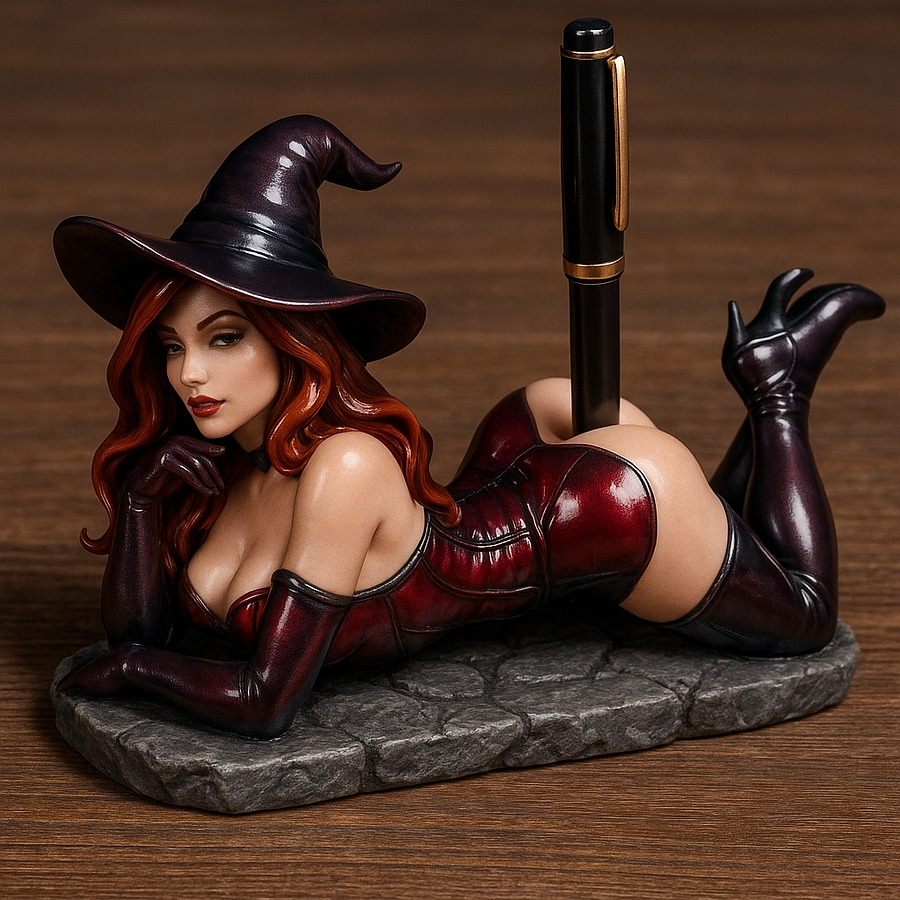 🤣 Witch Butt Fun Pen Holder