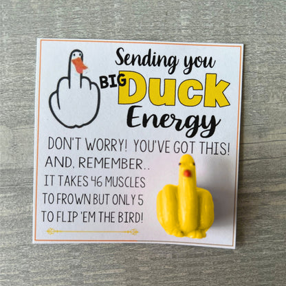 🤣Funny Middle Finger Duck Lucky Charm Gift🤣