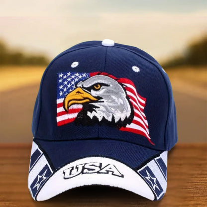 Patriotic Eagle Baseball Cap