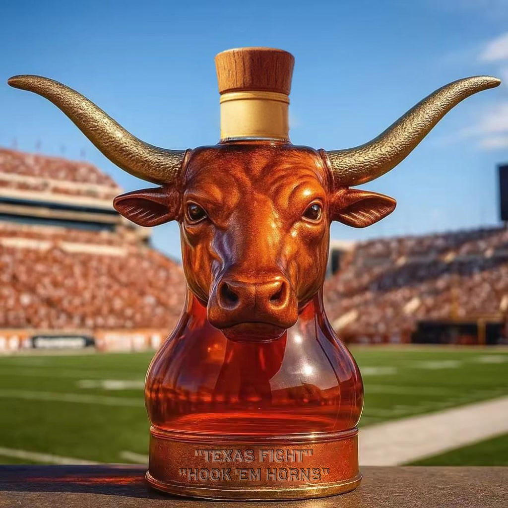 🐂🏈Texas Longhorns football Whisky collector's bottle🤘
