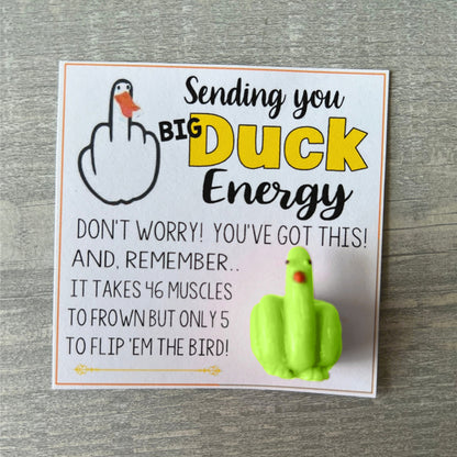 🤣Funny Middle Finger Duck Lucky Charm Gift🤣