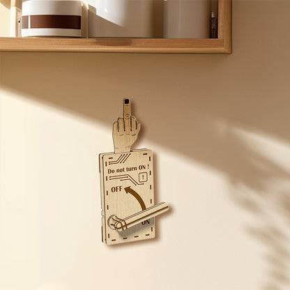 😎Funny Middle Finger Switch Toy