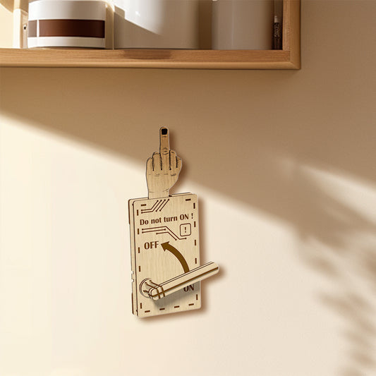 😎Funny Middle Finger Switch Toy