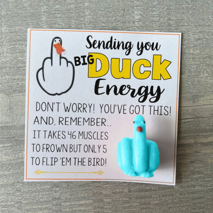 🤣Funny Middle Finger Duck Lucky Charm Gift🤣