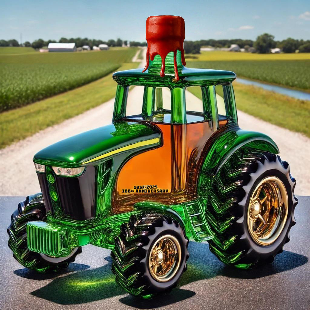 188th Anniversary Commemorative Tractor Whiskey Bottle