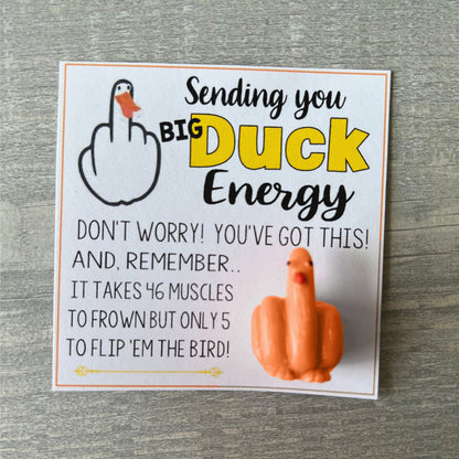 🤣Funny Middle Finger Duck Lucky Charm Gift🤣