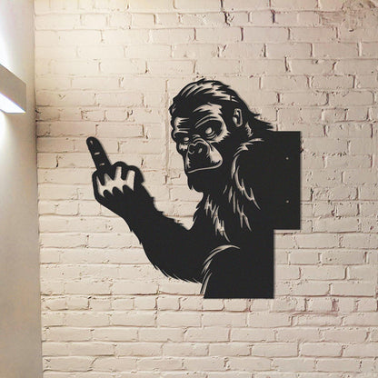 🤣Hilarious Bigfoot Middle-Finger Metal Yard Decor