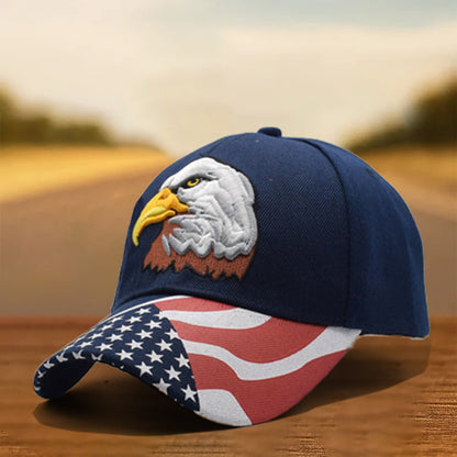 Patriotic Eagle Baseball Cap