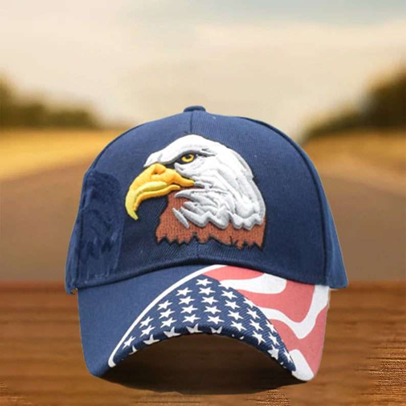 Patriotic Eagle Baseball Cap