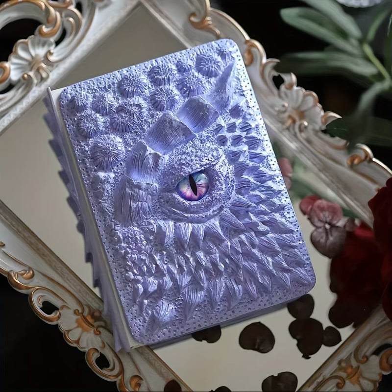 🐉Dragon Eye 3D Embossed Journal - Handmade Resin Engraved Notebook🐉