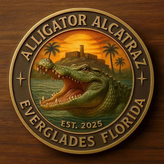Alligator Alcatraz Florida Everglades Coin
