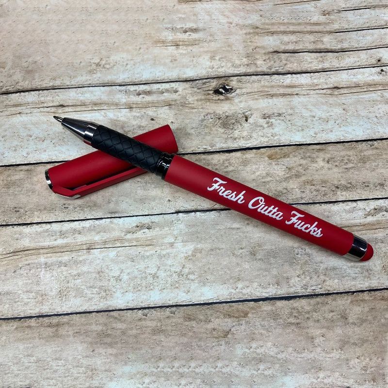 💝 Fresh Outta Fucks Pad and Pen