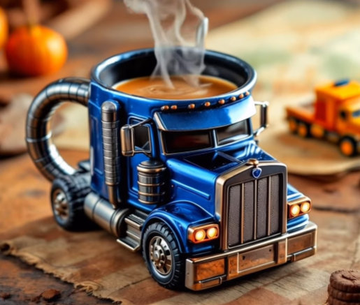 Semi-Truck Coffee Mugs