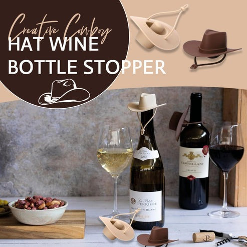 Cowboy Hat Wine Bottle Stopper