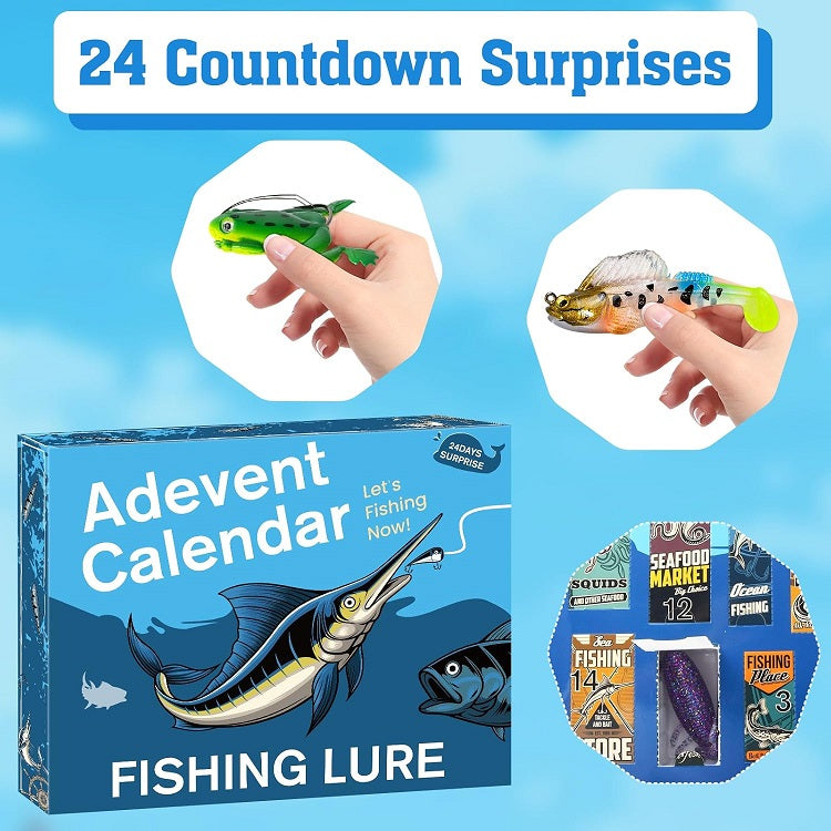 Christmas Fishhook Advent Calendar 2025🎣🪝🦦