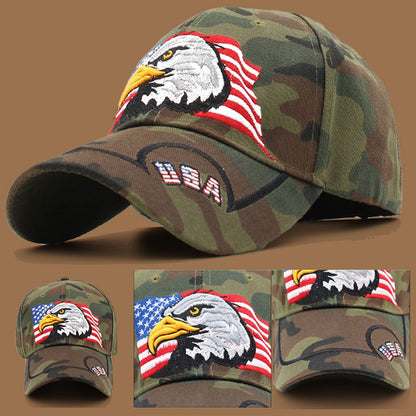 Patriotic Eagle Baseball Cap