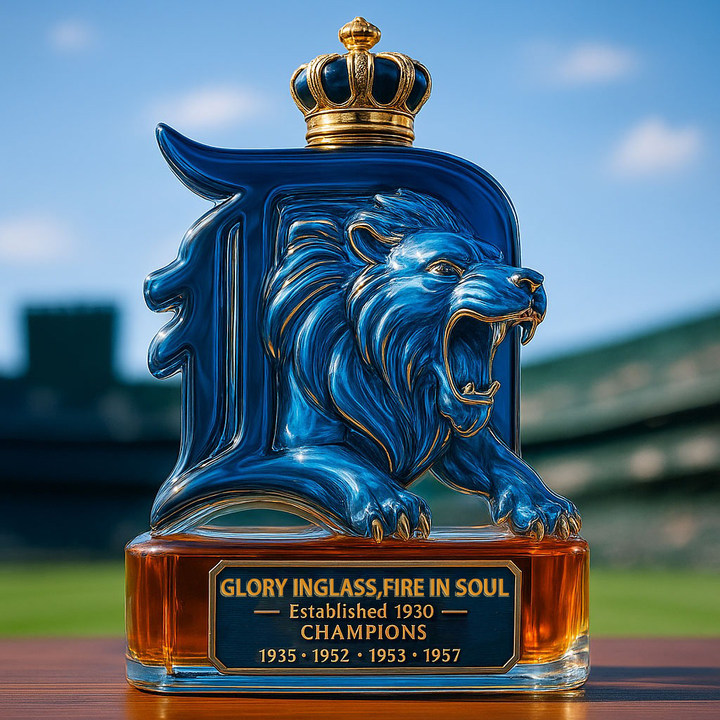 Lion's Team Collector's Edition Whiskey Bottle