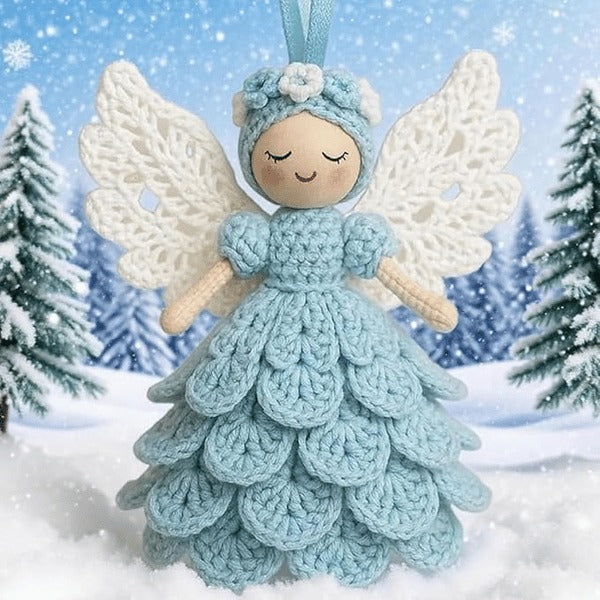 👼DIY Crochet Angel Ornament Kit 🧶| Perfect for Christmas 🎄 & Holiday Decor