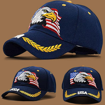 Patriotic Eagle Baseball Cap