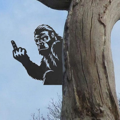 🤣Hilarious Bigfoot Middle-Finger Metal Yard Decor