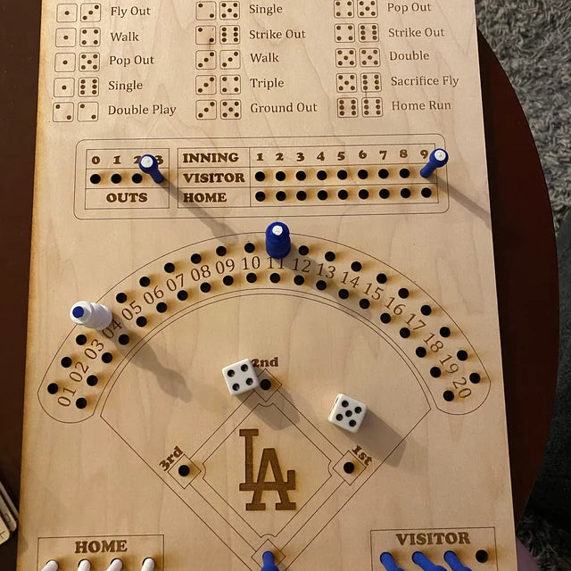 📐Handmade - 🎲Baseball Dice Board Game(BUY 2 GET FREE SHIPPING)