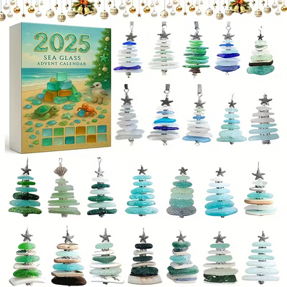 Sea Glass Christmas Tree Advent Calendar