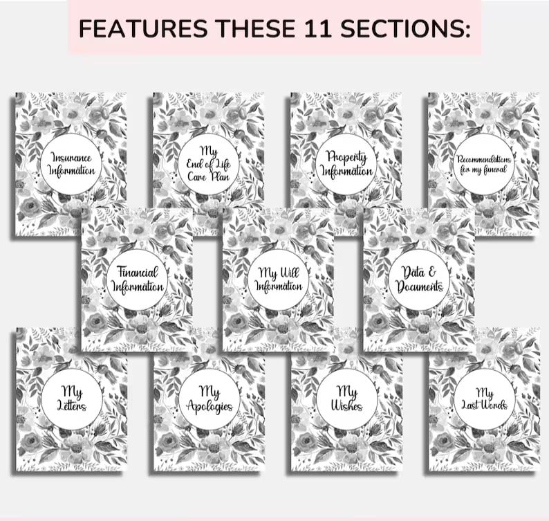 🔥Fuck I'm Dead, End Of Life Planner