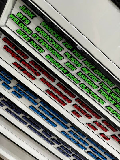 🎁Last Day Promotion🎁QRT Toolbox Drawer Tags