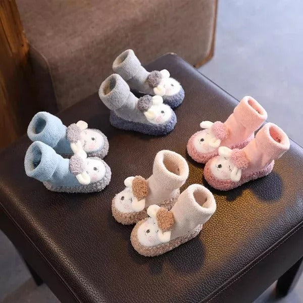 👶Baby Cartoon Plush Cotton Toddler Shoes