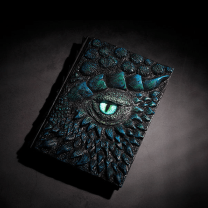 🐉Dragon Eye 3D Embossed Journal - Handmade Resin Engraved Notebook🐉