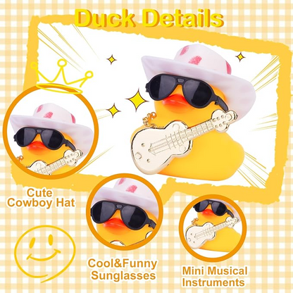 🐤FUN RUBBER DUCK DASHBOARD DECORATION