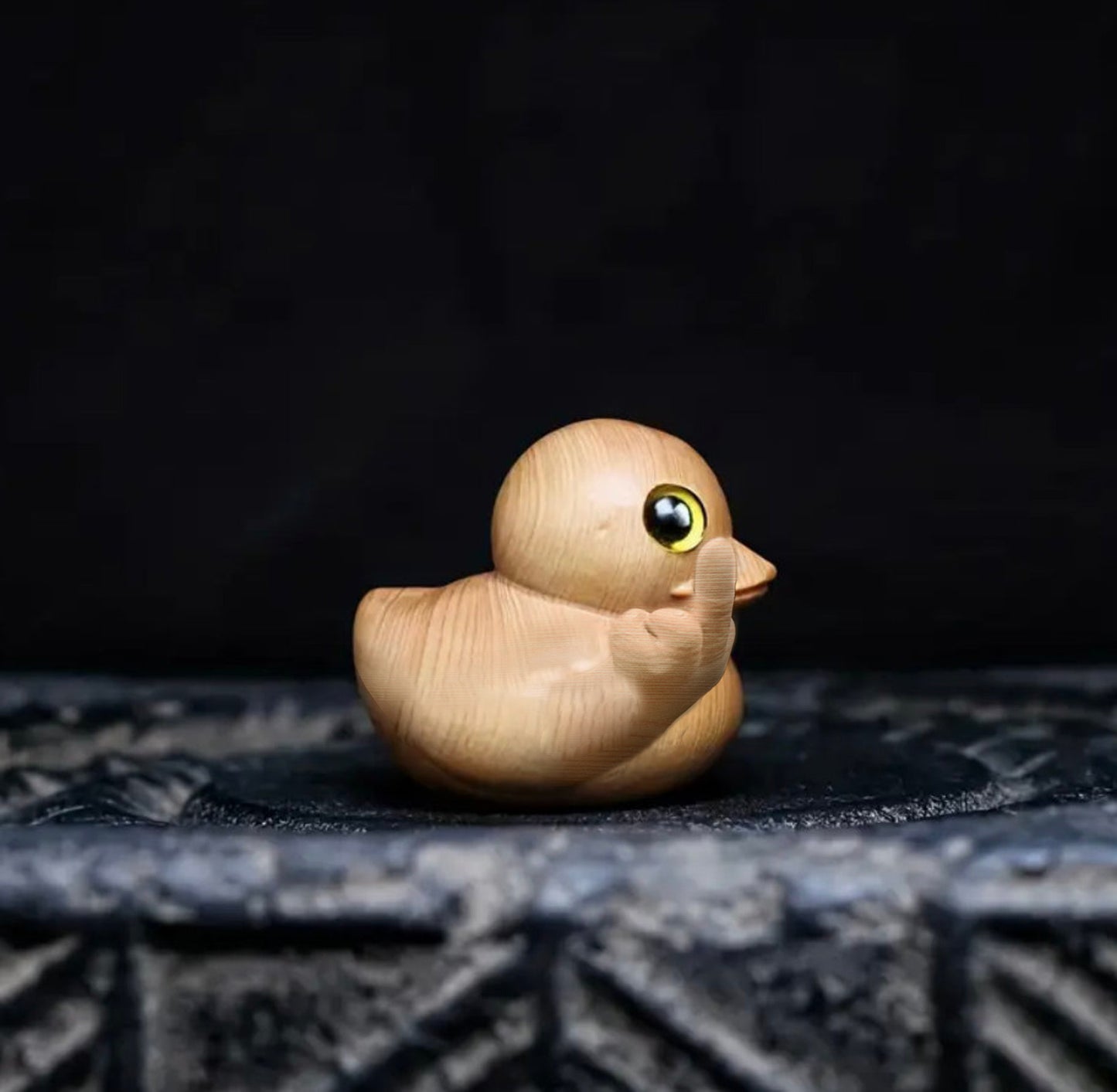 🤣🦆Funny Handmade Middle Finger Duck