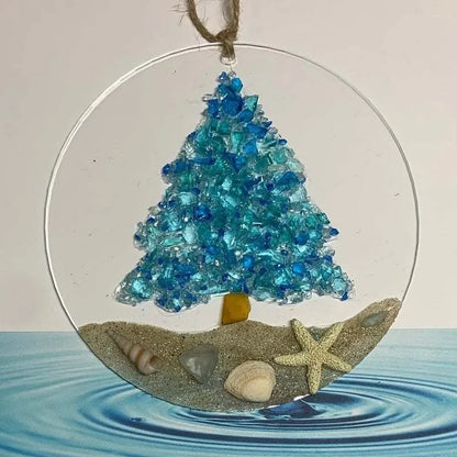 🌅Christmas Beach Ornament