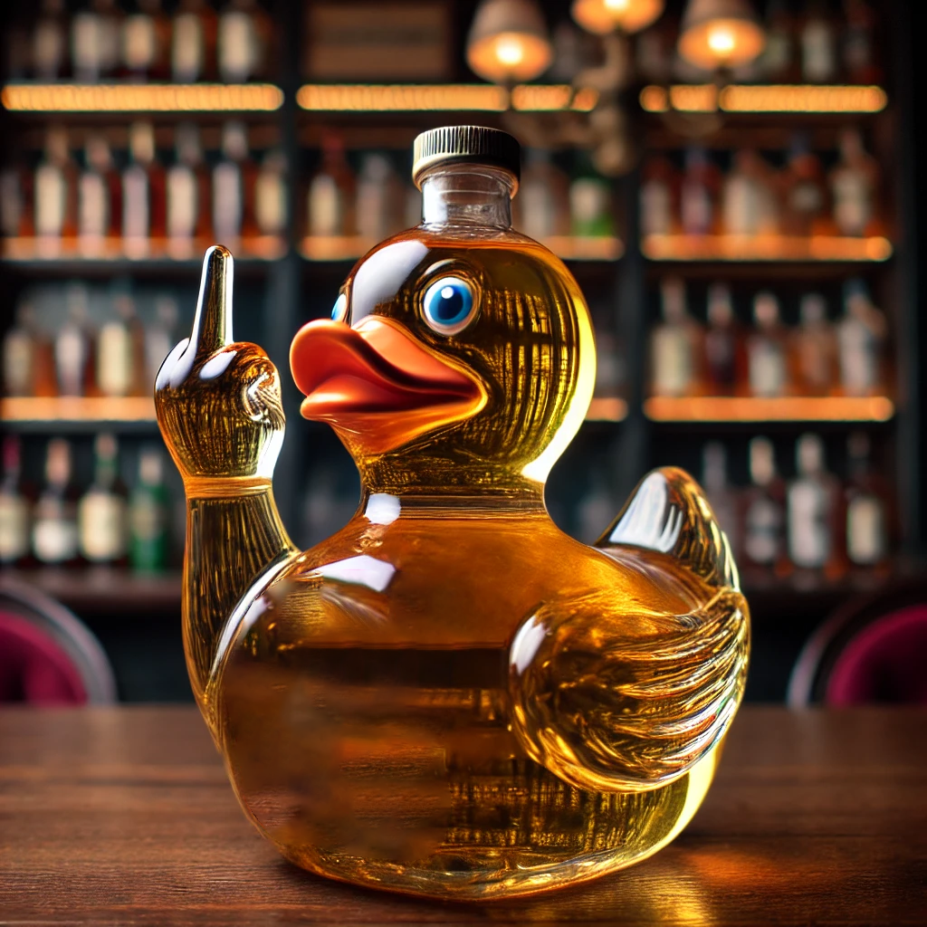 🍻French Bulldog Whiskey Bottle