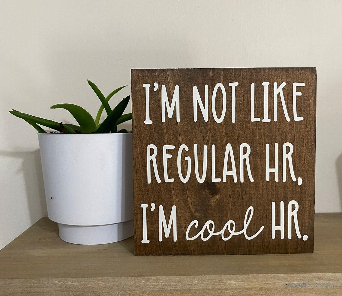 🤣FUNNY WOODEN OFFICE DESK SIGN💦