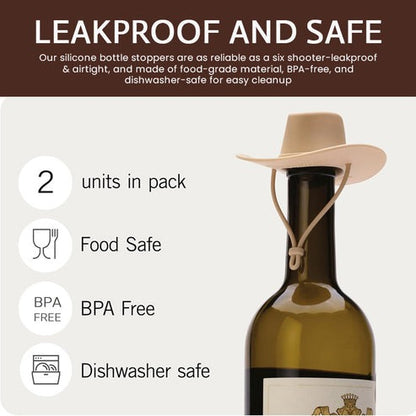 Cowboy Hat Wine Bottle Stopper