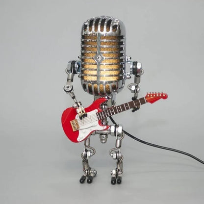 🎙️Vintage Microphone Robot Desk Lamp🎁