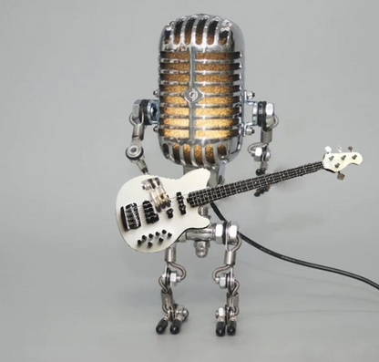 🎙️Vintage Microphone Robot Desk Lamp🎁